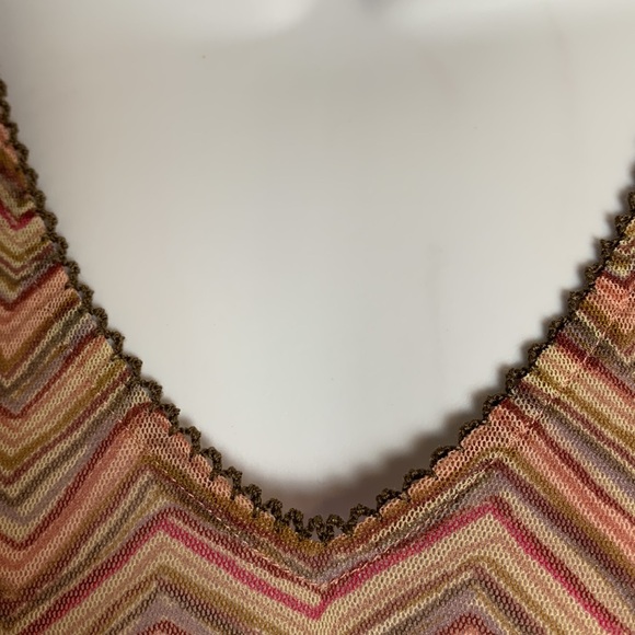 Sigrid Olsen Sport Zigzag Pattern Top Size M - Picture 7 of 11